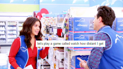 elizabthturner:  Superstore + tumblr text posts [5/?]~ Jonah & Amy edition (2)