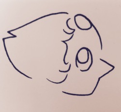 arosyks-art:  Tiny Pearl on my notes. 