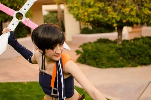 kidofmischief:Singles of my Yuffie Cosplay back in January! A little bummed I didn’t get to we