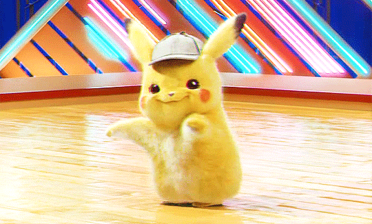 captainpoe: Detective Pikachu dancing!