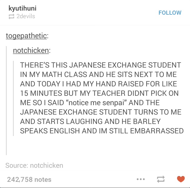 iwasthinkingofanimeagain:  Tumblr and anime part 5