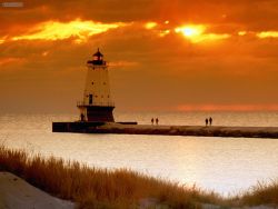 coisasdetere:Ludington North Pierhead Lighthouse_Michigan - USA.