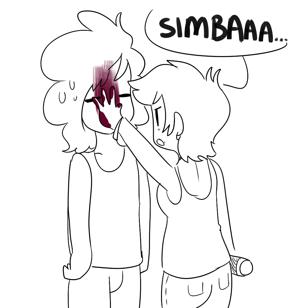 lucidlarceny:joshy wanted me to dye his hair my hair colourPffft xD