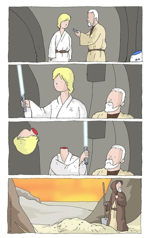 dorkly:  Jedi Training “Well, at least now I don’t have to tell him that thing
