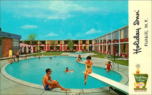 Holiday Inn Pool, Fishkill, New York 1960s