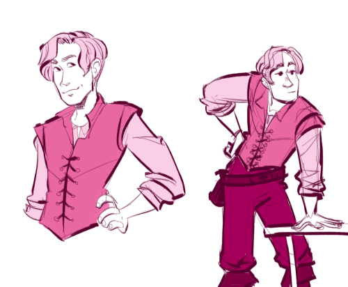 thesunwillart: i couldn’t stop thinking about @fiddlepickdouglas‘s post[ flynn rider!alex from heave