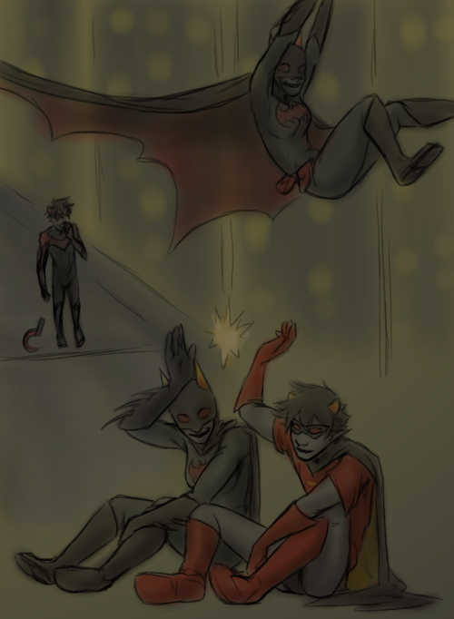 peregr1ne:more batstuck doodles because I’ve lost control of my life