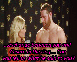 Porn I need to know what Cesaro said to Sami! photos