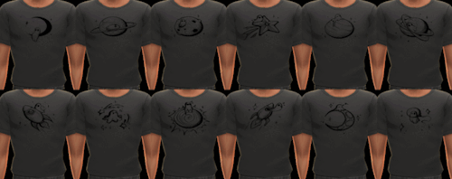 Space Ghostie Tee Overlay
