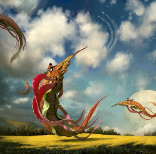 cinemagorgeous:  Surreal beauty in the artwork of Simon Dominic. 