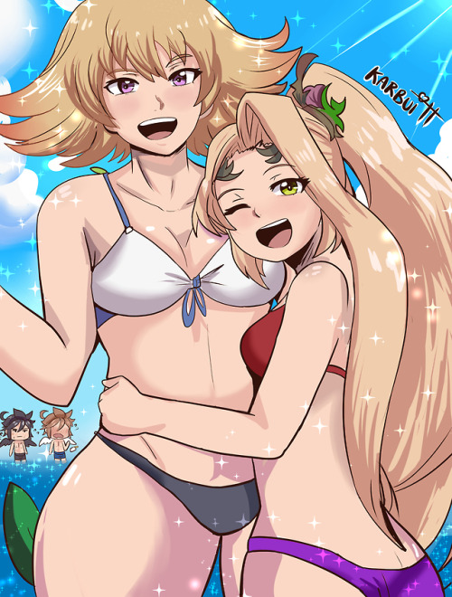 karbuitt-drawings:Nature Ladies~ +18 Version—> twitter.com/KarbuittN  THANK YOU FOR THE 5