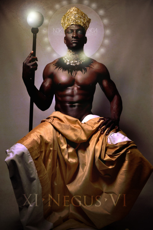 rawnoire: NEGUS: ancient title of KING in Ethiopia. | model: Ola Ajibola | art director. stylist. ph