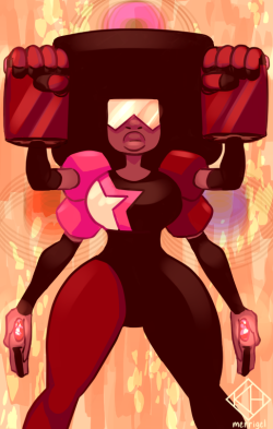 merrigel:  We are… THE CRYSTAL GEMS! (Less eye-strain-y version of Garnet can be found here!) And each of these is available to buy in my etsy shop! 