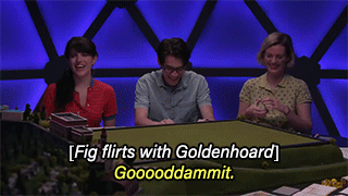 aubreylikesgirls:riz-gukgak:Fantasy High + Running Jokes[ID: 8 gifs from fantasy high. first: brenna