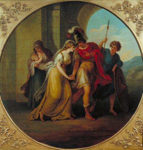 Hector Taking Leave of Andromache, Angelica Kauffman, TatePurchased 1955Size: support: 1162 x 1162 m