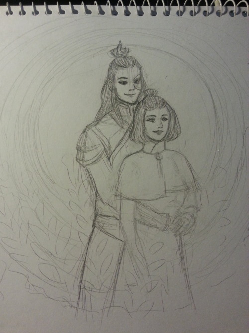 rhoeysama:Some adult Zuki sketches. I kind of like how Suki is turning out, she looks so mature and 
