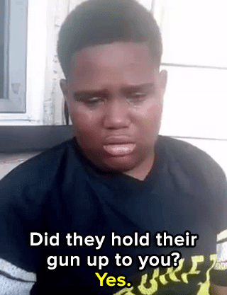 the-movemnt:  Newark police chased 10-year-old Legend Preston because they thought he was an adult.Ten-year-old Legend Preston’s mother said on Facebook that her “fun loving child is forever changed” after being chased by armed police who reportedly