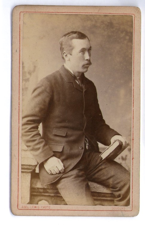 19th Century Carte De Visite Photographs with books as props 