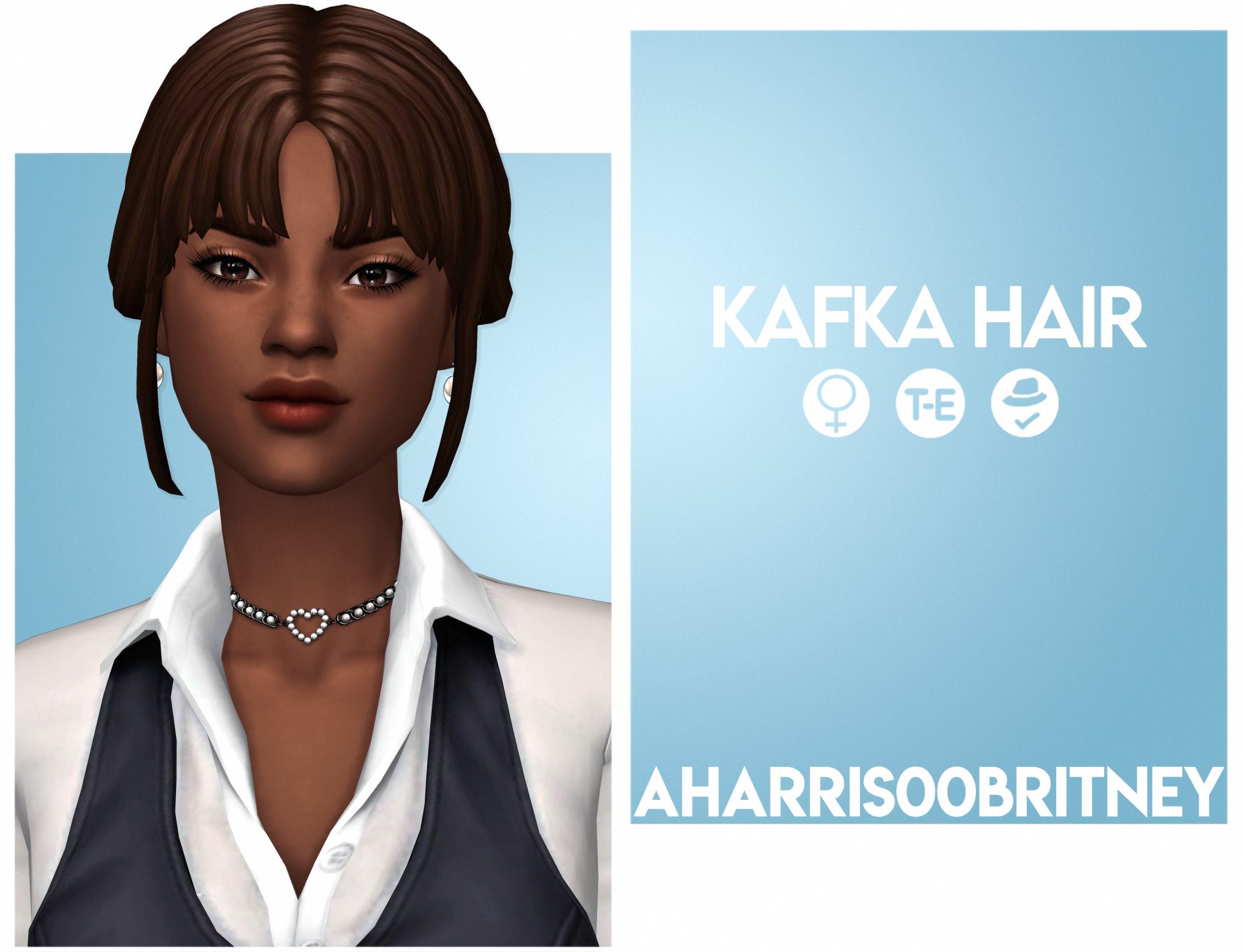 Kafka hair the sims 4 create a sim curseforge