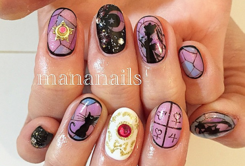 nailpornography - sailor moon 