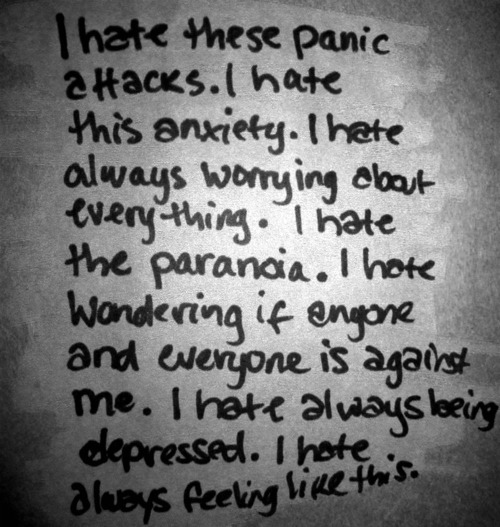 klassenkampf:  I hate always worrying about everything 