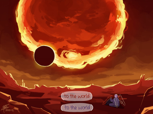 glorfy-the-bright-haired-ellon:if you think about it the Sun (and its life cycle as a star) is anoth