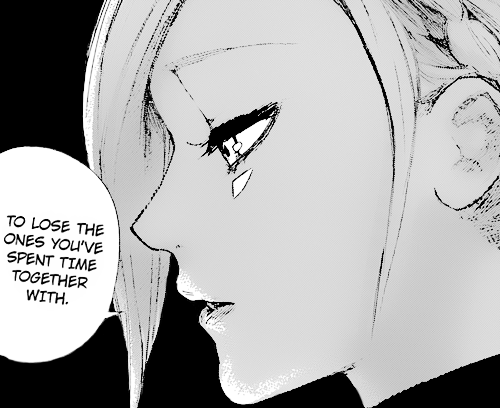 submachineguns:  Her always strong-looking profile looked a little bit sad.  