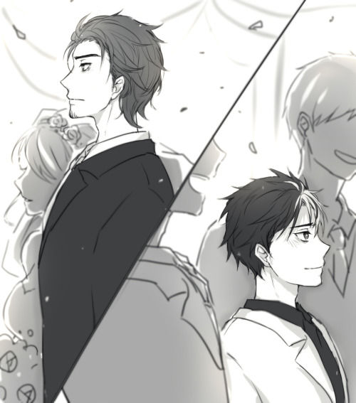 dcon43: dcon43: Asahi’s wedding. I think…His family pressured him to get marry.