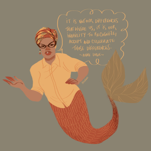 ltdathayde:May, or #mermay, is the month in which artists on Instagram draw mermaids! So, I decided 