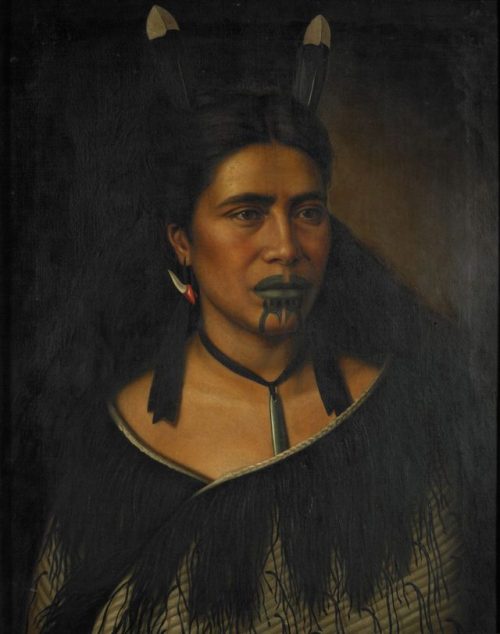 Mrs. Mihiterina Takamoana, 1887 by Gottfried Lindauer (Czech, 1839&ndash;1926)