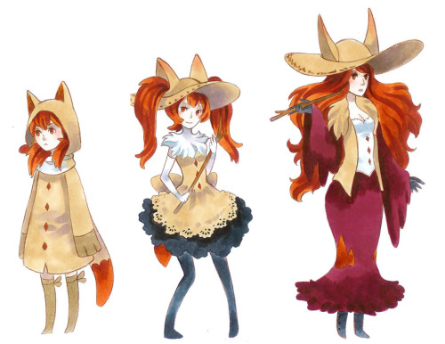 A field of colors — i'm having a lot of fun with all these gijinka...