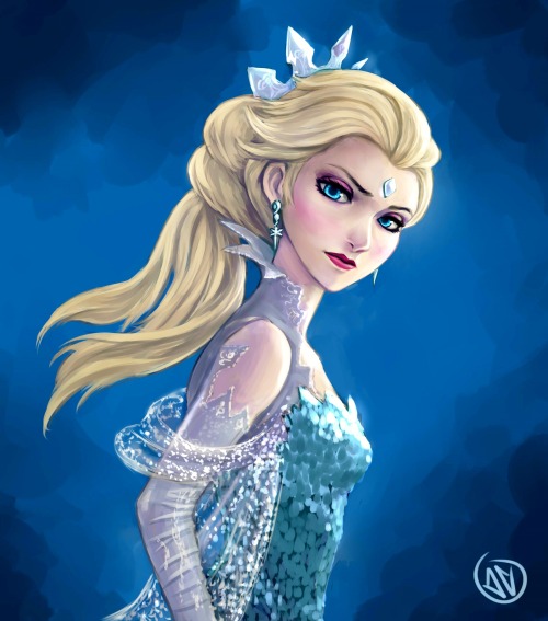 my-caliginous-romance:theboywholikesfire:The Snow Queen.In an Alternate timeline, Elsa’s sister, Ann