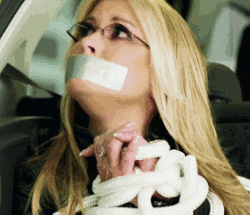 valeriejones28:  Cutie tapegagged for a commercial. Now have every commercial feature a bound and gagged damsel. 