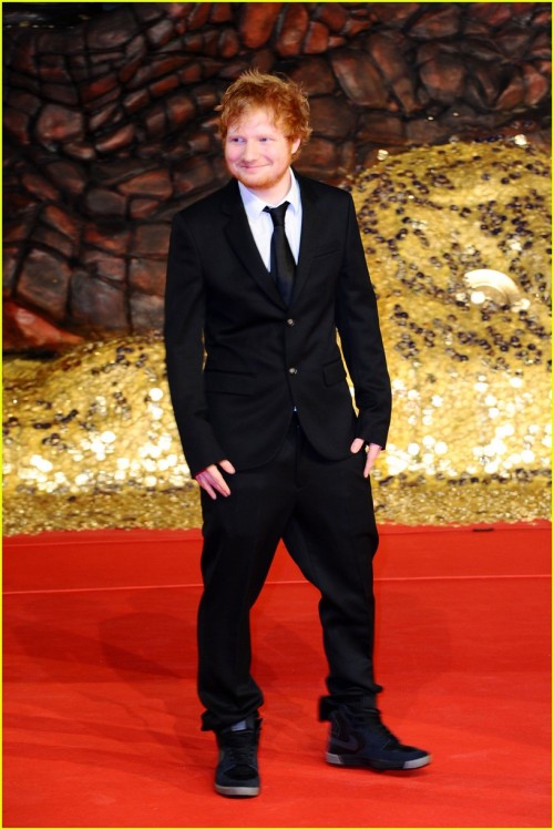 mariehumanoid:  Ed Sheeran “The Hobbit” Première at Berlin.