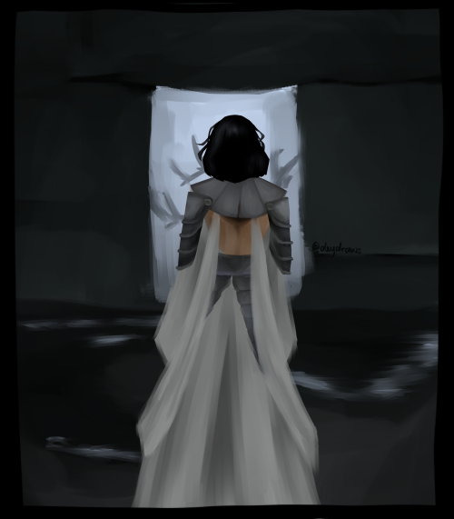 was watching rachel maksy’s new video and this shot made me literally gasp and i just Had to paint i