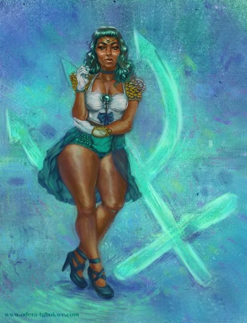wearewakanda:  The Afro-Diasporic Fantasy Art Of Nigerian-American Illustrator Odera IgbokweWΛW | Like : Tweet : Pin : Blog#WeAreWakanda