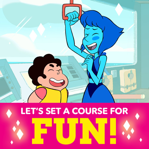 dontyoufourcheddarboutme: cartoonnetwork: All aboard the fun boat! Another new Steven Universe is to