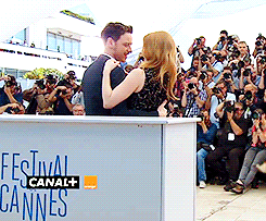 xavierstea:  James McAvoy and Jessica Chastain at Cannes 2014 x 