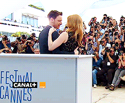 Sex xavierstea:  James McAvoy and Jessica Chastain pictures