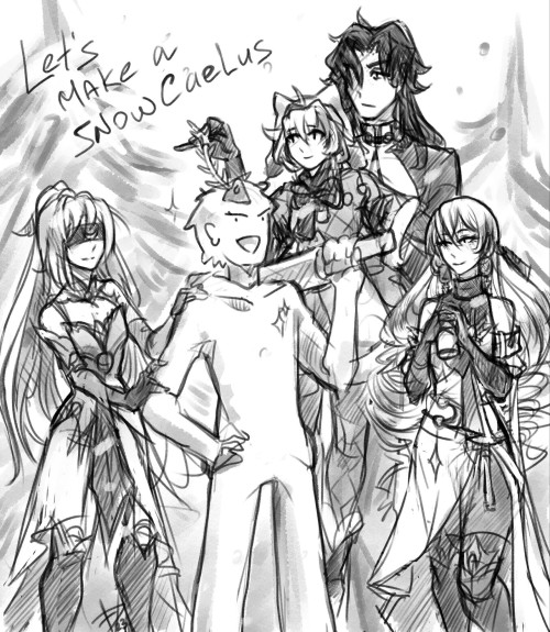 My Destruction Team Having Fun In The Snowfields.