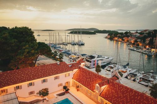 luxuryaccommodations:  Martinis MarchiAn 18th-century Baroque castle turned luxury hotel on the Croatian island of Solta, Martinis Marchi is so exclusive it only has 6 suites to accommodate guests in supreme comfort.While every unit is unique, each is