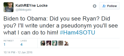 callmeder:Guys. #Ham4SOTU was a thing that happened last night. And it was amazing.