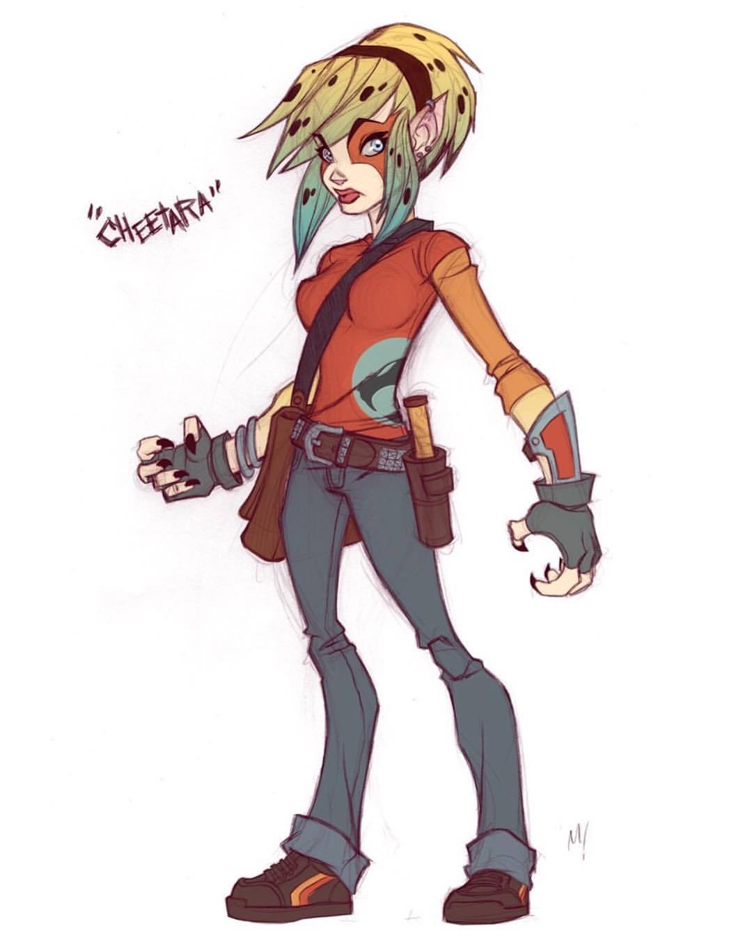 atomictiki:  zatransis:  Hey gang! Here’s #Cheetara from the #thundercats batch