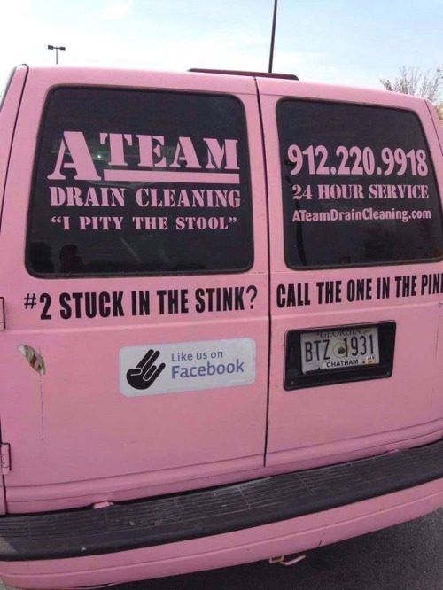 ups-official: trashythingsgohere:  I honestly can’t believe someone would actually have this on a company van  I need to update my delivery trucks. 