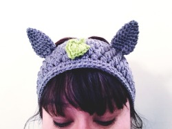 hellobecca:  Totoro headband. (Patterns by