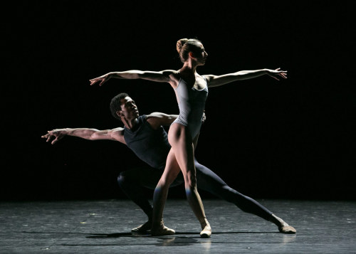 Isabella Boylston and Calvin Royal III in Wheeldon’s This Bitter Earth, Vail Dance Festival: ReMix N