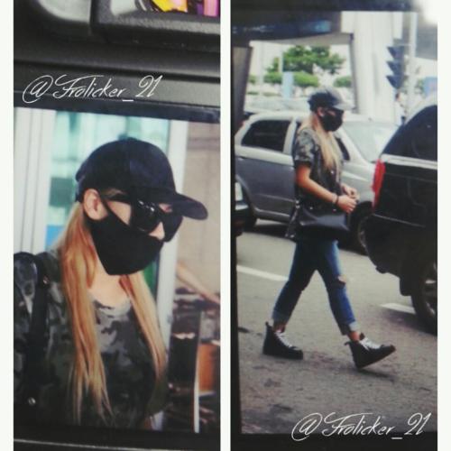 140803 2NE1&rsquo;s CL at Incheon Airport Back From Myanmar Source: as tagged, @03240118_com | @sun