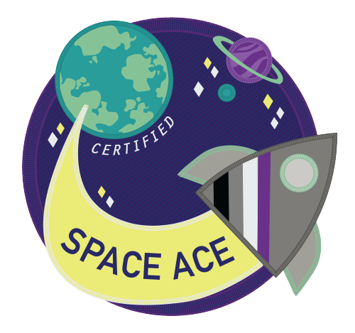 apollowned: cfpepperz: Some necessary space scouting badges ~~ Space Gay | Space Ace | Space Bisexua