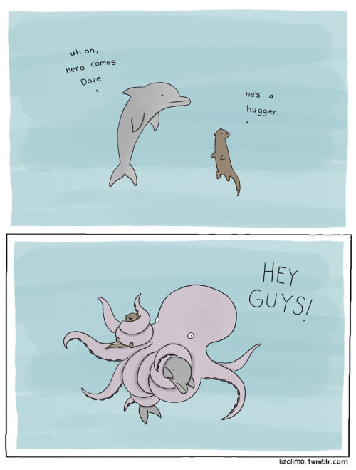 boredpanda:Awkward Everyday Lives Of Animals By Simpsons Illustrator Liz Climo