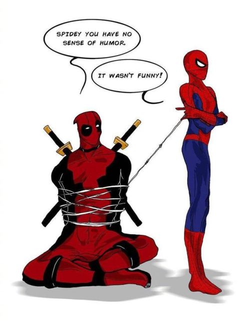 “Spidey you have no sense of humor”“It wasn’t funny”